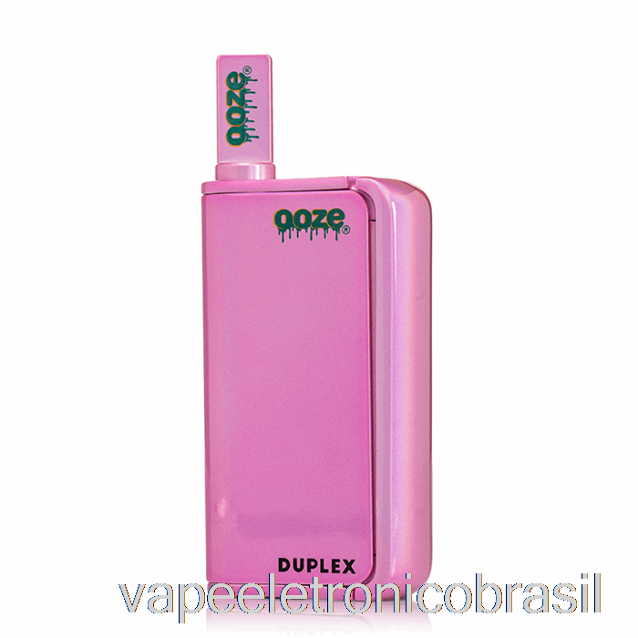 Vape Eletrônico Ooze Duplex Pro Duplo Vaporizador Gelo Rosa